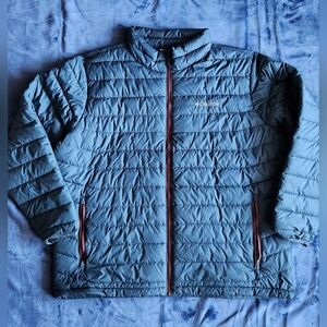 Columbia Oyanta Trail Thera-Coil Insulated Jacket Puffer Full Zip Blue Men’s XXL
